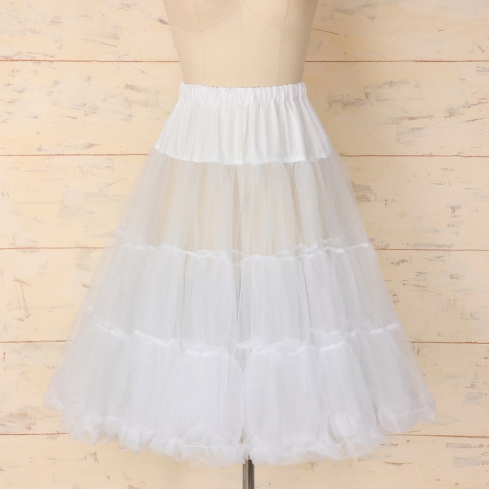 NEW 1950s White Tulle Underskirt